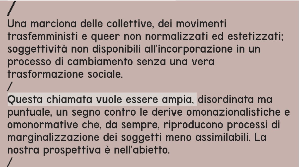 Ippolita @Marciona queer 2020 Milano